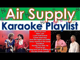 Air Supply Karaoke Videoke Song Playlist with Lyrics